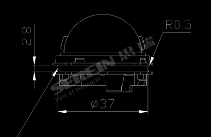 LED灯表壳模具的三坐标丈量过程